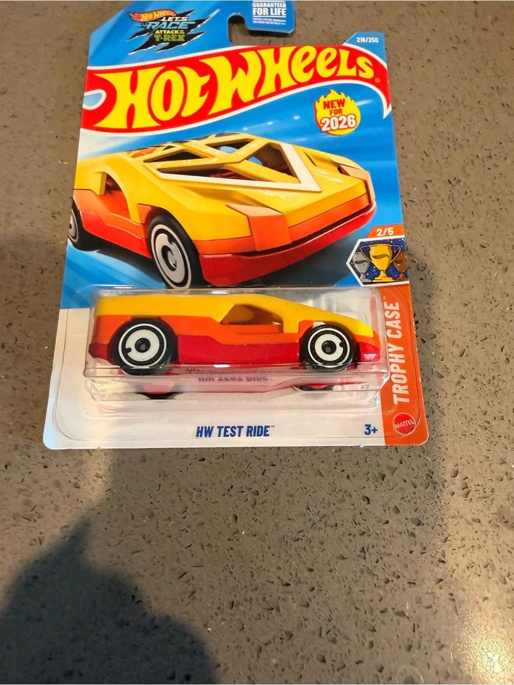 Hot Wheels Yellow & Red Die-Cast Toy Car - 2026 Release